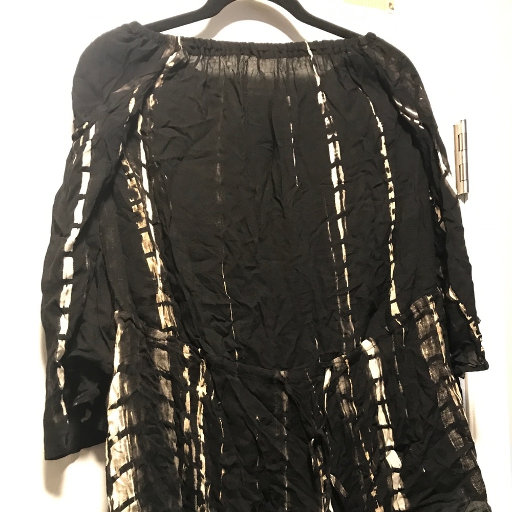 Black Tye Dye Romper